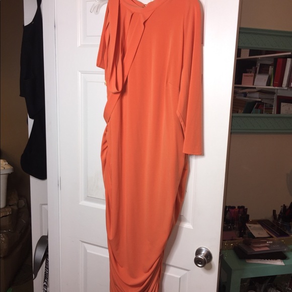 red split prom dress